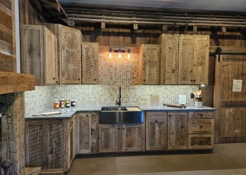 Barnwood Kitchen Cabinets