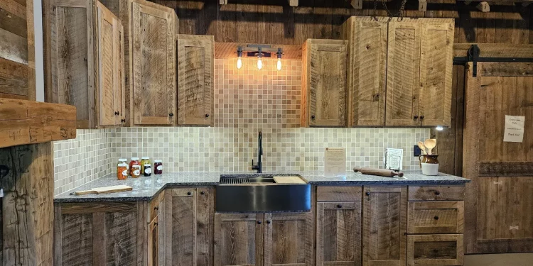 Barnwood Kitchen Cabinets